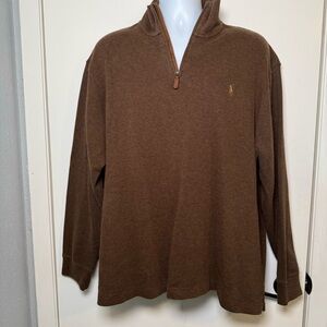 Polo quarter zip estate rib